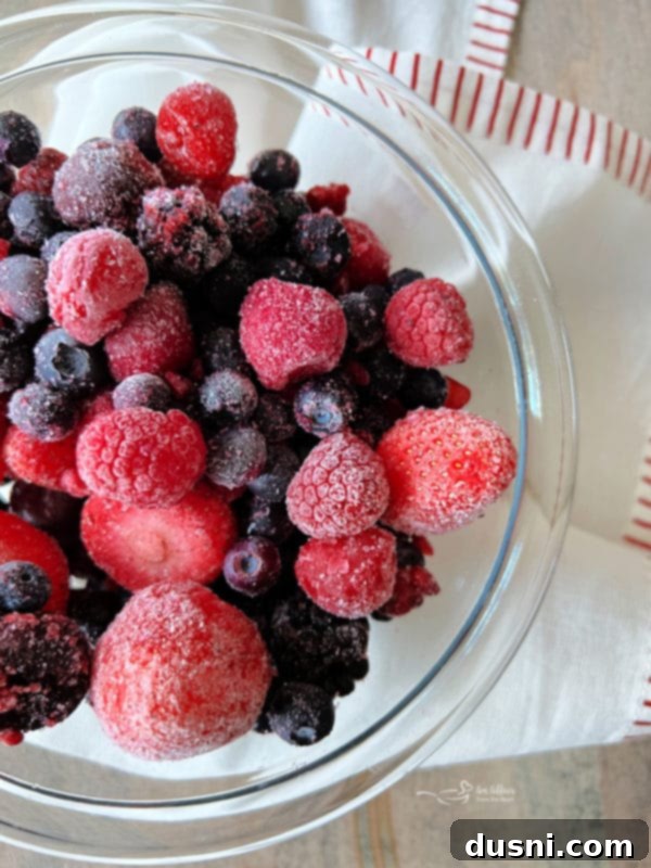 Bisquick Muffins with various berries