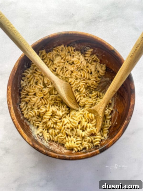 STEP: Toss Pasta Together