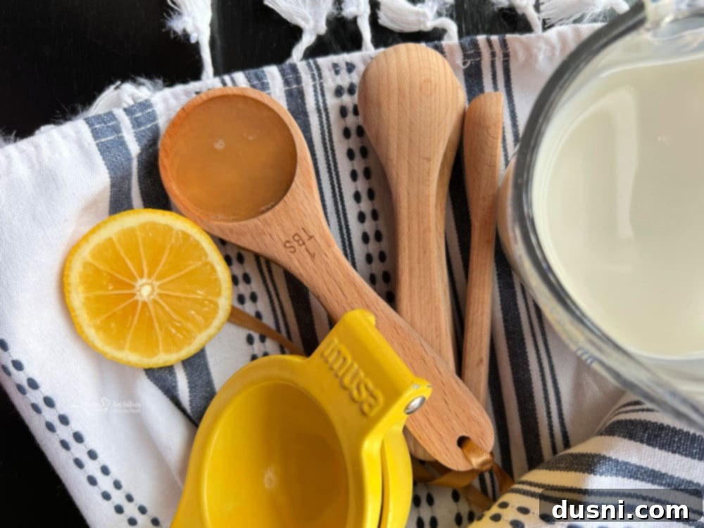 Clever Buttermilk Replacements 4 Milk and lemon on a wooden board ready to make buttermilk substitute