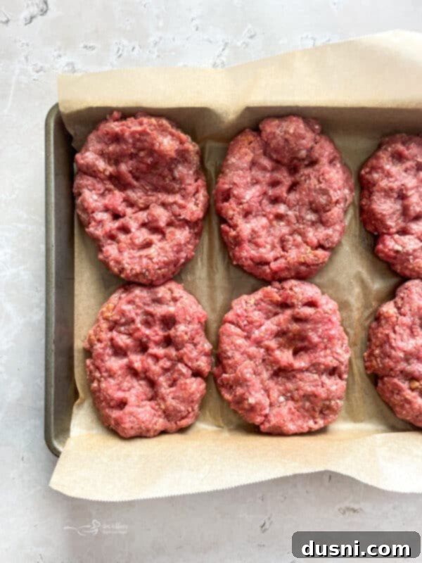Classic Salisbury Steak with Savory Mushroom Gravy 10 Forming oval-shaped Salisbury steak patties