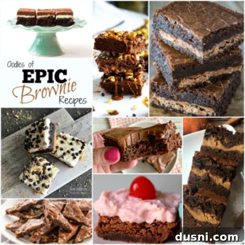 EPIC Brownie Recipes collage