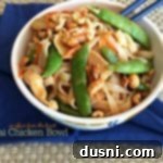 Close up of Thai Chicken Bowl