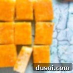 Sunshine Orange Bars 17 Fresh Orange Bars close-up