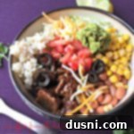 Chipotle Harvest Bowl 2 Overhead of Chipotle Burrito Bowl