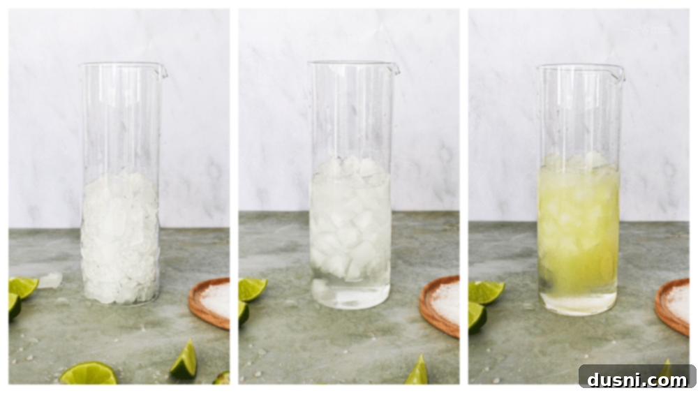 Recipe infographic for El Bee's Margarita