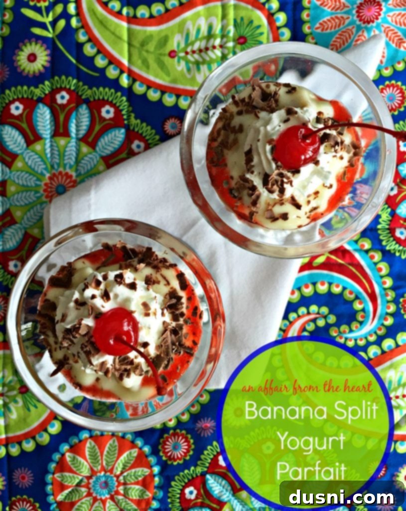 Irresistible Banana Split Yogurt Parfait 2 Banana Split Yogurt Parfait