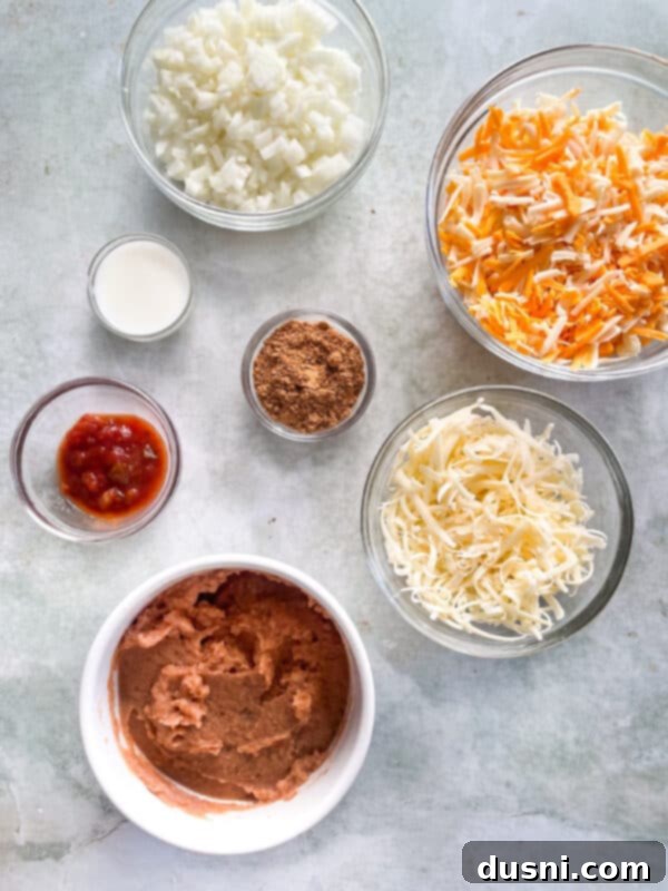 Double Decker Tacos arranged in a baking dish