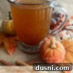 Close up of Pumpkin Spice Hot Toddy