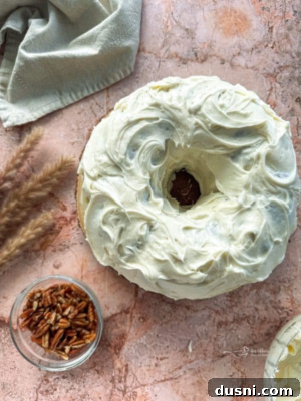 Cream cheese frosting being prepared