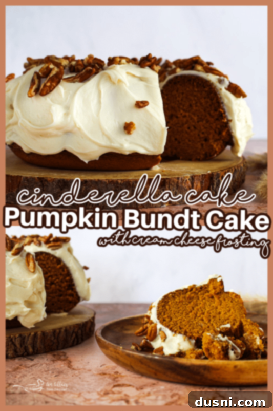 Pumpkin Bundt Cake with Cream Cheese Frosting
