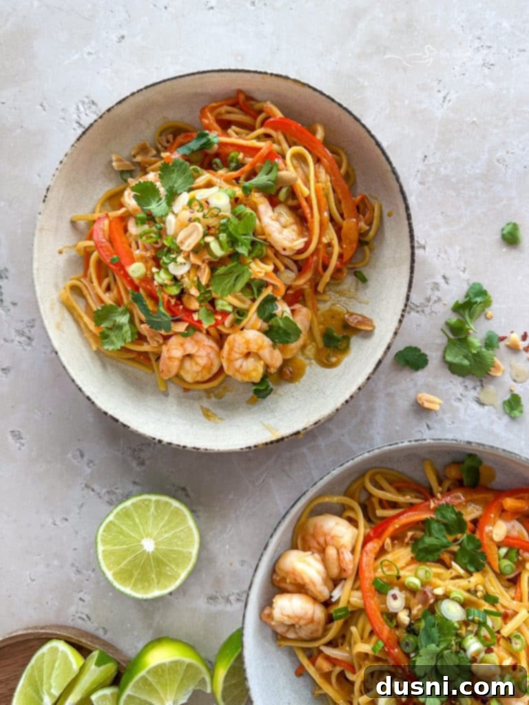 A Pinterest-optimized image for the One-Pot Pad Thai Wonderpot recipe.