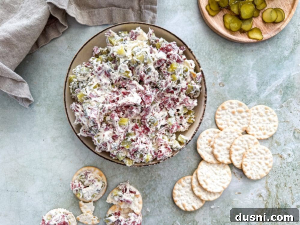 Zesty Dill Pickle Dip 3 Two bowls of Dill Pickle Dip on a table