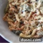 Creamy Ranch Pasta Salad with Bacon 5 Creamy Bacon & Ranch Pasta Salad, beautifully plated for serving