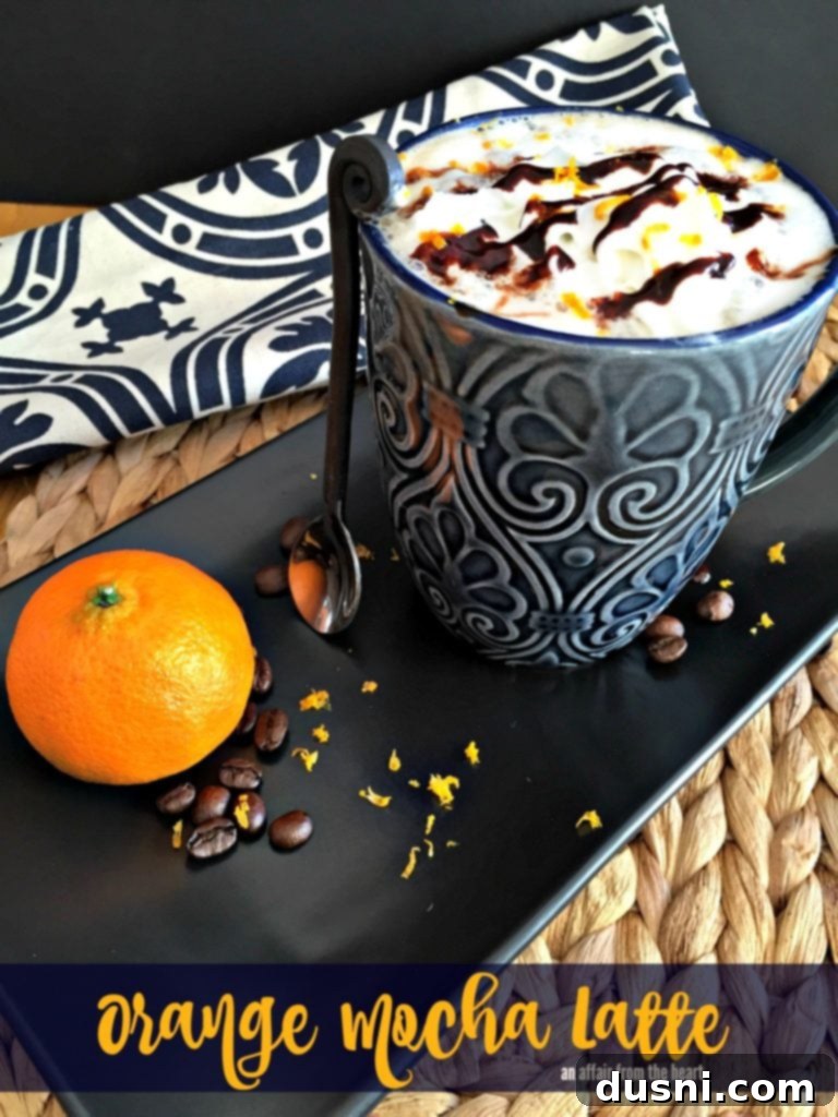 Zesty Mocha Latte 2 Orange Mocha Latte - An Affair from the Heart