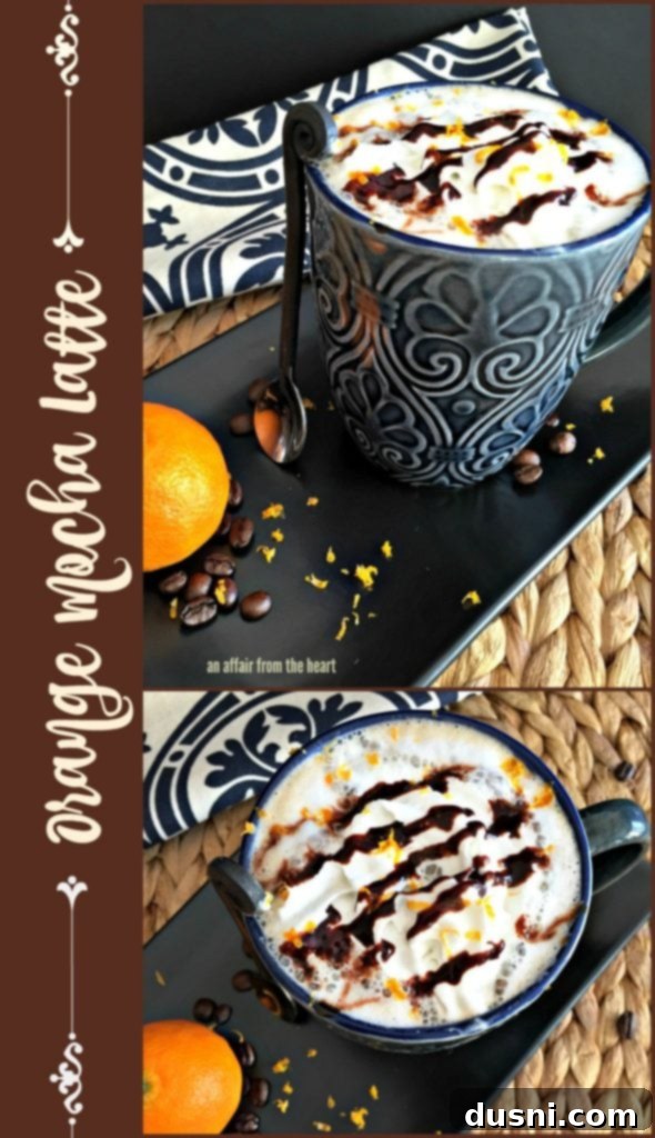 Zesty Mocha Latte 3 Orange Mocha Latte - An Affair from the Heart