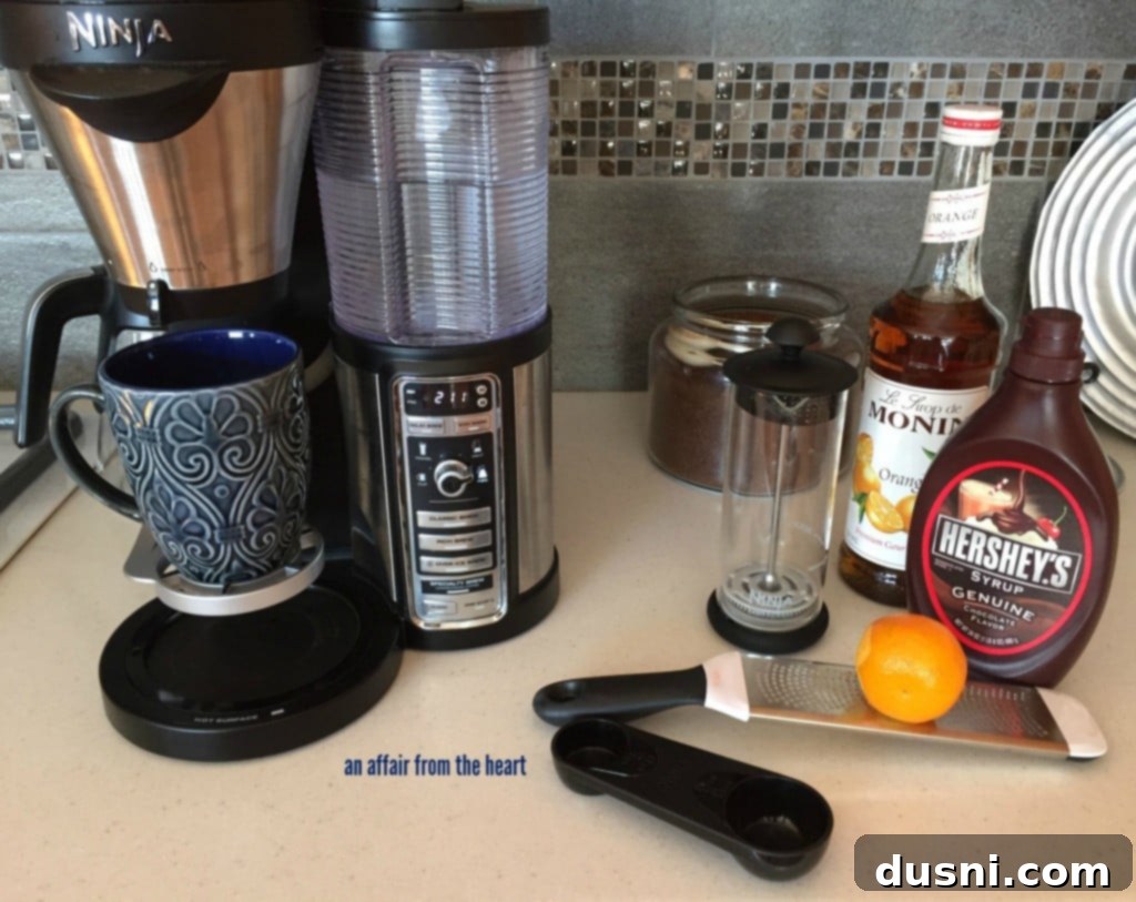 Zesty Mocha Latte 4 Orange Mocha Latte - An Affair from the Heart