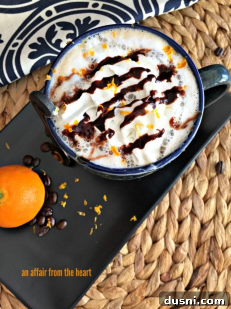 Zesty Mocha Latte 7 Orange Mocha Latte - An Affair from the Heart