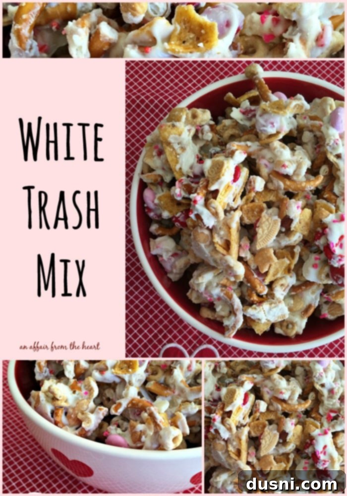 White Chocolate Covered Snack Mix - A Sweet and Salty Delight