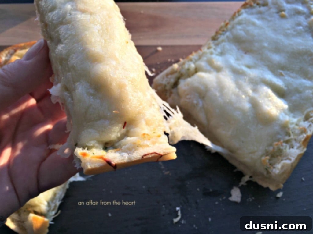 Four Cheese Roasted Garlic Bread