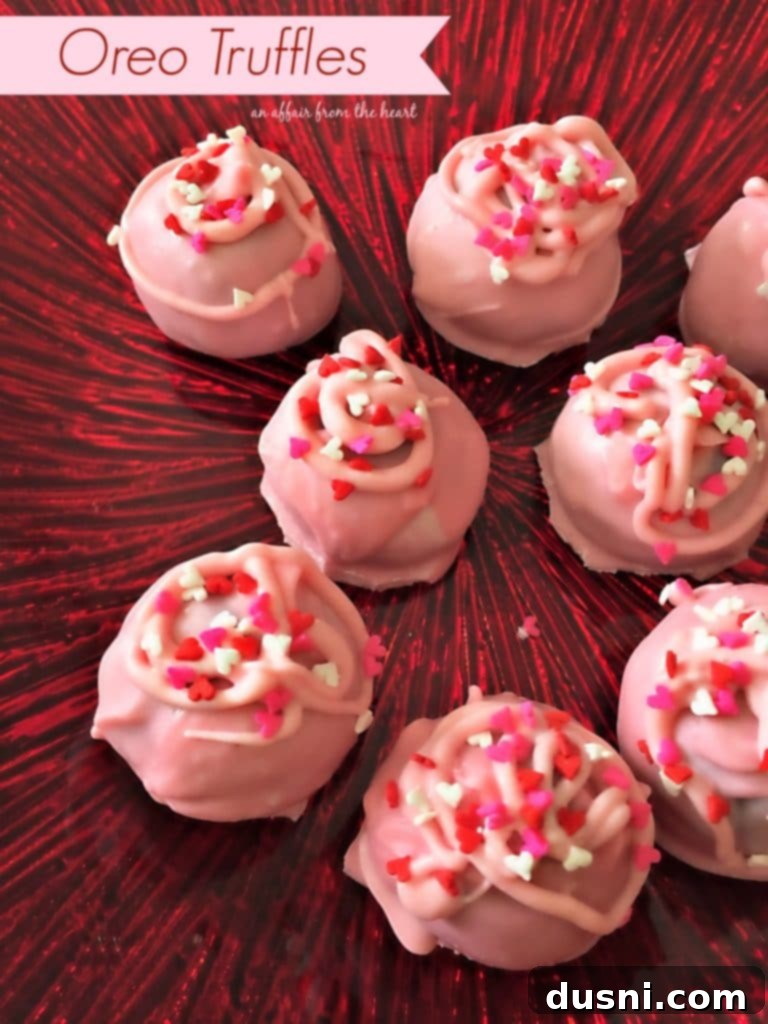 No-Bake Oreo Truffle Delights 7 Close up of a single Oreo Truffle