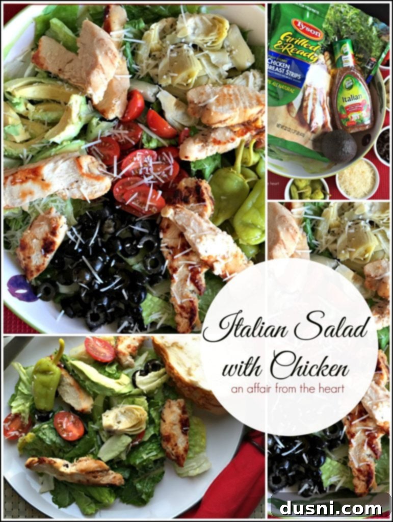 Italian Salad with Chicken - An Affair from the Heart