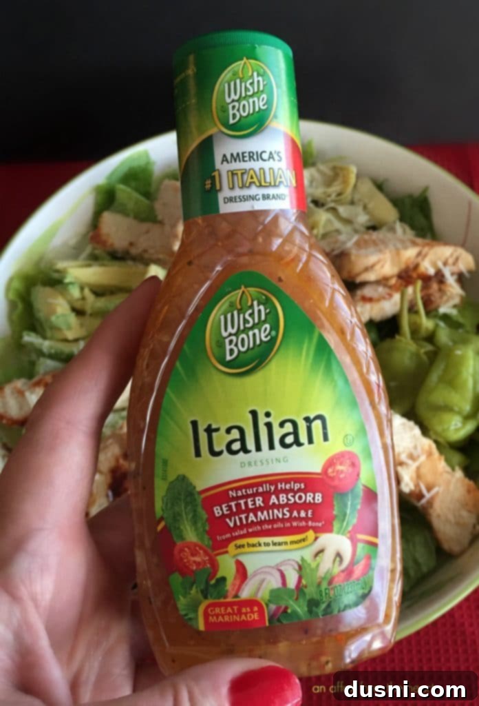 Italian Salad with Chicken