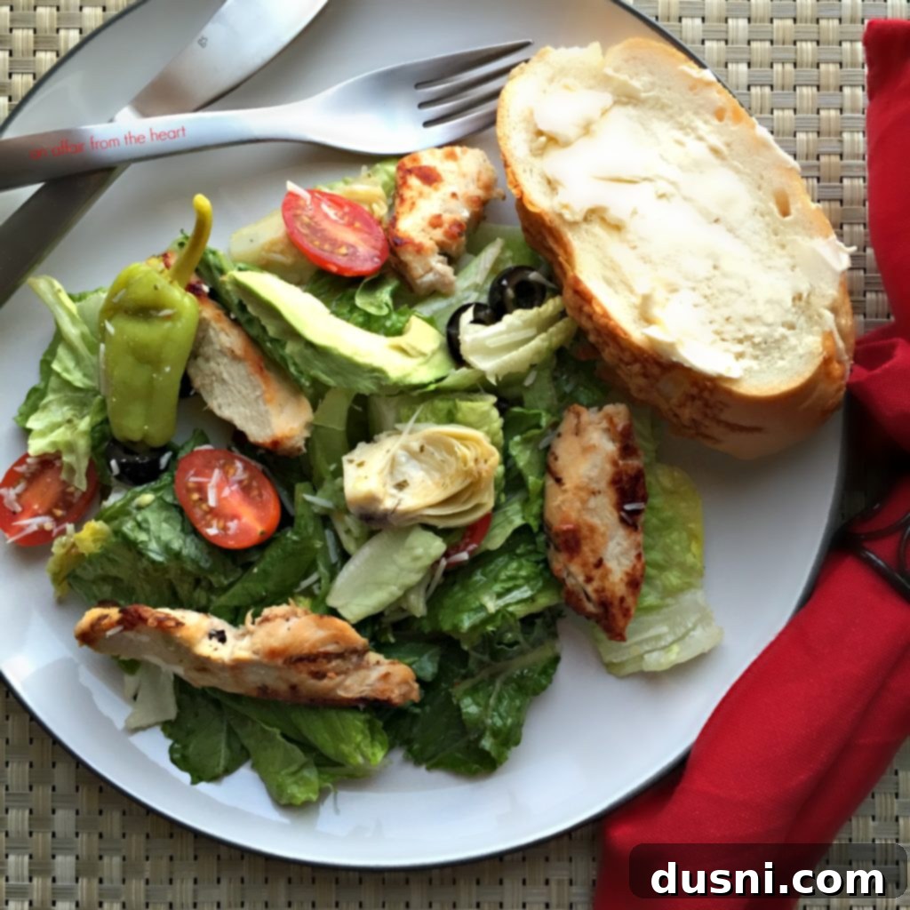 Italian Salad with Chicken