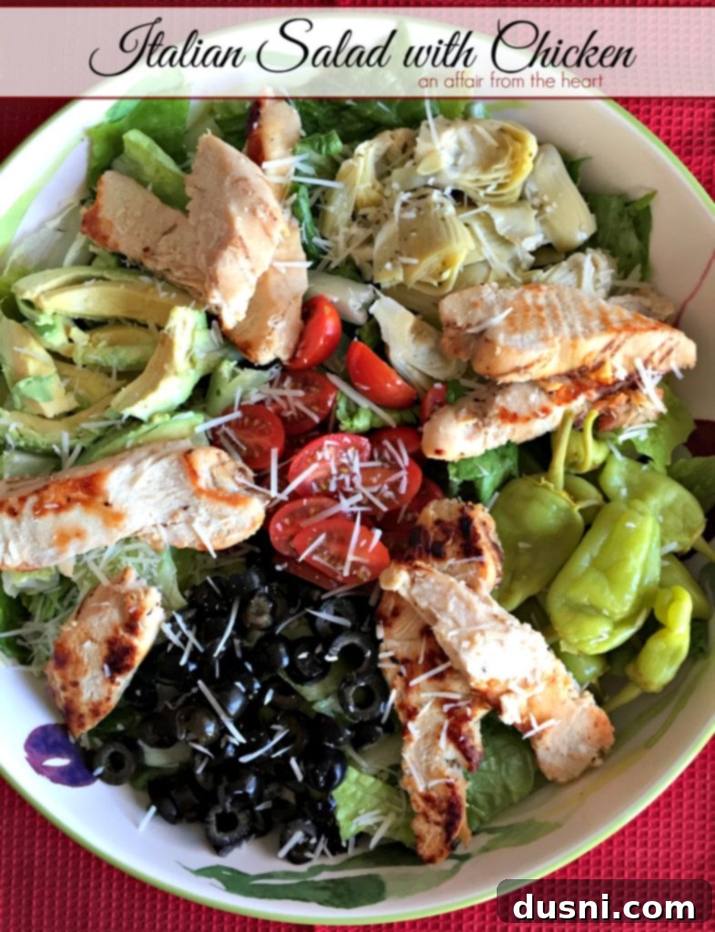 Italian Salad with Chicken