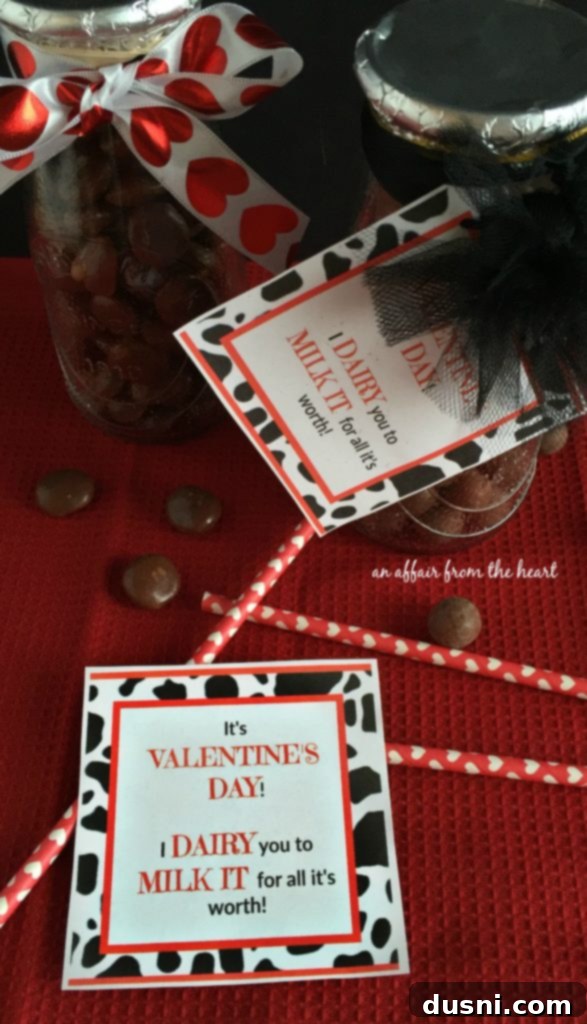 I Dairy You to Milk It Valentine