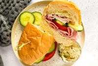 Garden Club Veggie Bacon Hoagie