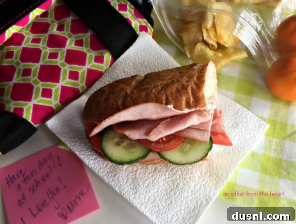 Another enticing view of the Garden Club Hoagie Sandwich.