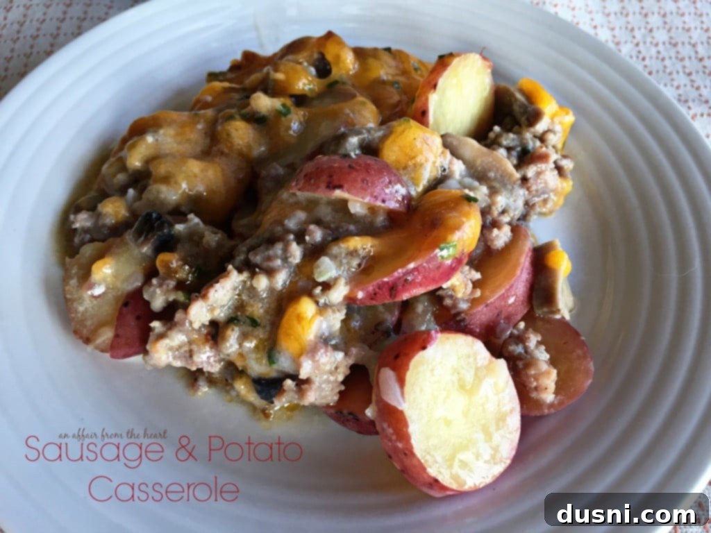 Hearty Sausage and Potato Bake 6 Sausage & Potato Casserole