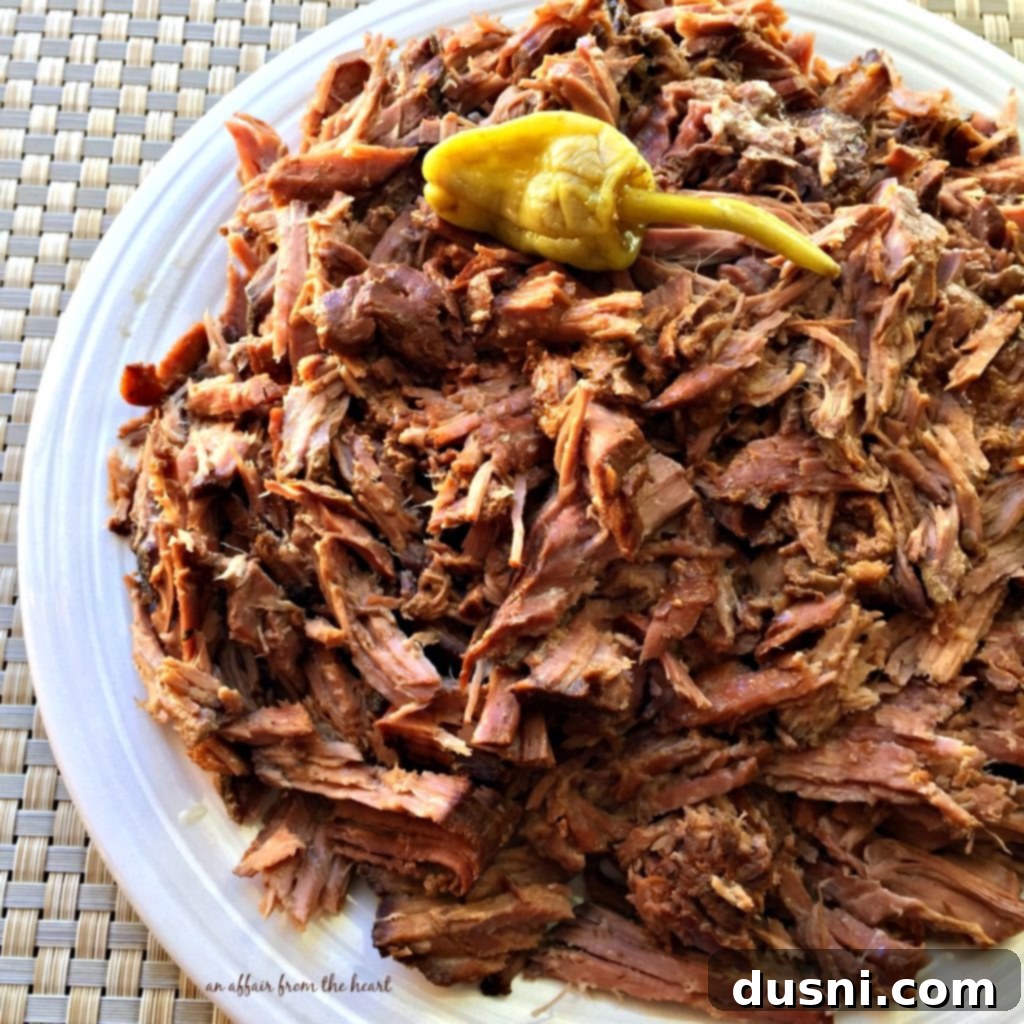 Mississippi Crock Pot Roast - An Affair from the Heart, close-up