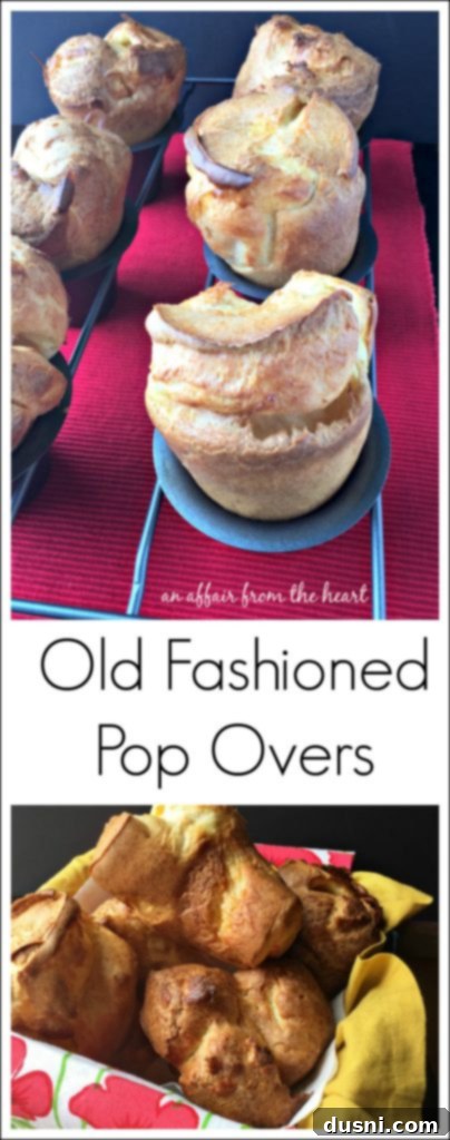 Classic Popovers with Velvety Cherry Butter 4 Old Fashioned Pop Overs - An Affair from the Heart