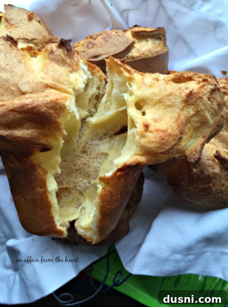 Classic Popovers with Velvety Cherry Butter 8 Old Fashioned Pop Overs