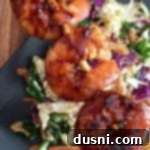 Zesty Asian Grilled Shrimp Skewers 11 Close up of Sweet Heat Asian Grilled Shrimp