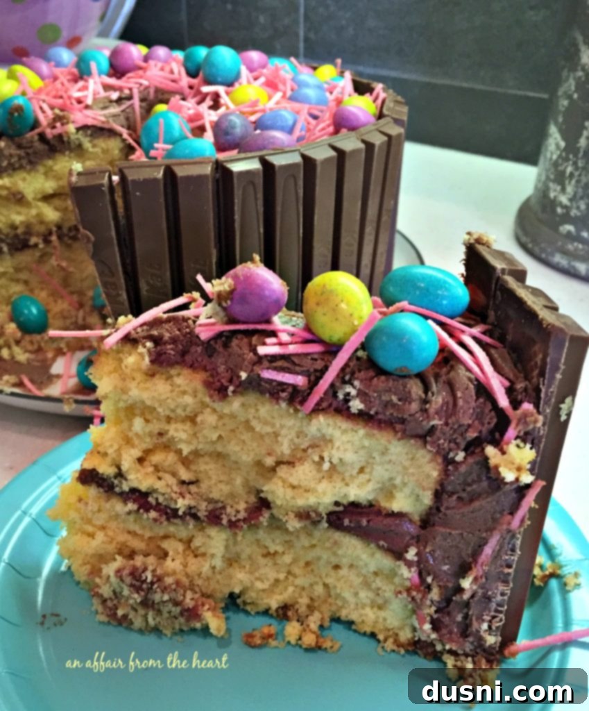 Kit Kat Easter Basket Cake 16 Single Slice of Easter Basket Kit Kat Cake