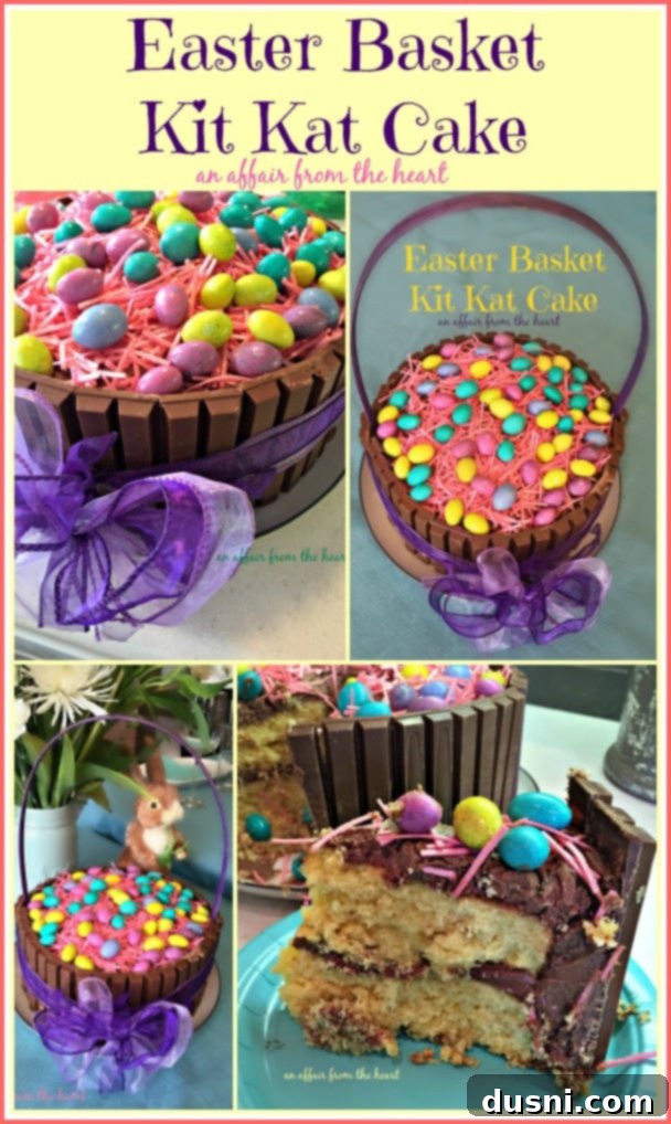Kit Kat Easter Basket Cake 18 Easter Basket Kit Kat Cake - An Affair from the Heart