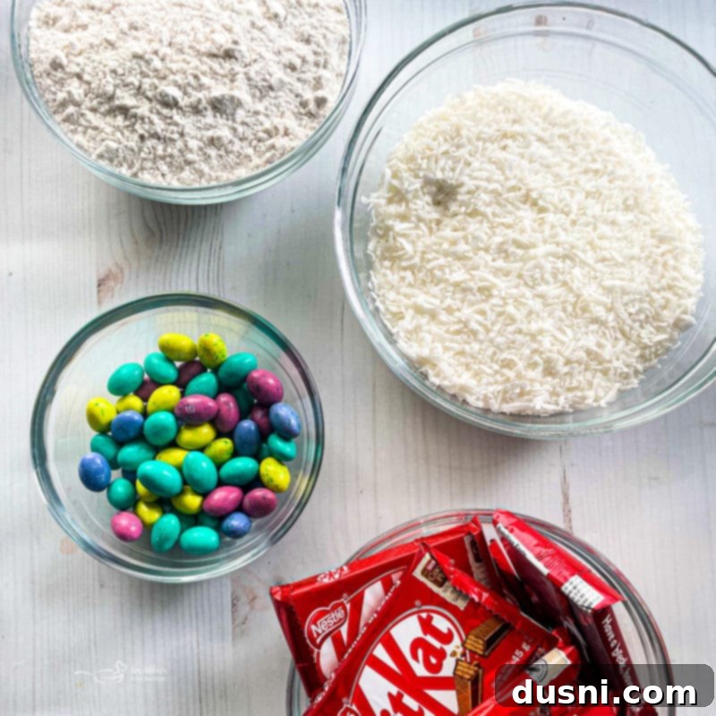 Kit Kat Easter Basket Cake 6 Ingredients for Kit Kat Easter Basket Cake