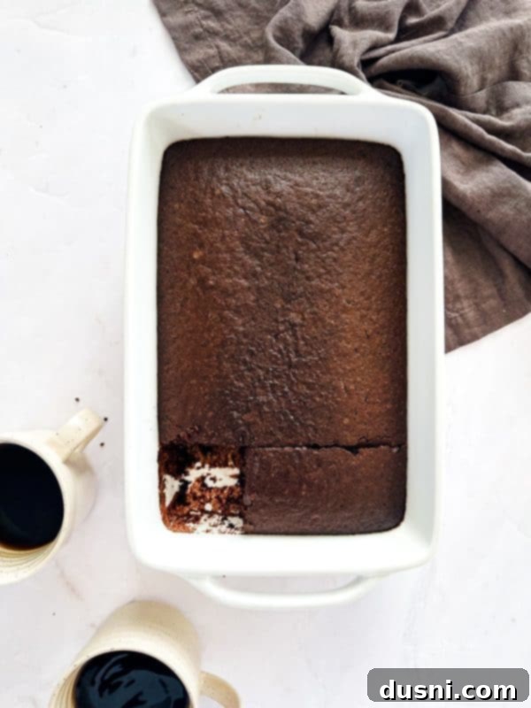 Simple Comfort Bake 11 A whole Depression Cake with no frosting on a white cake stand.