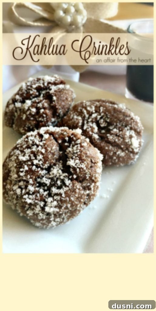 Indulgent Kahlua Crinkles 7 Kahlua Crinkles - An Affair from the Heart
