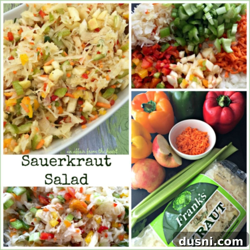 Crisp & Zesty Sauerkraut Slaw 3 Sauerkraut Salad