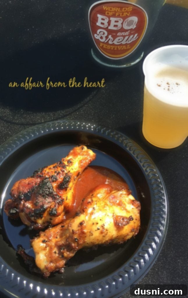Barbecue Obsession 6 Crispy BBQ spiced chicken wings served with a refreshing beer