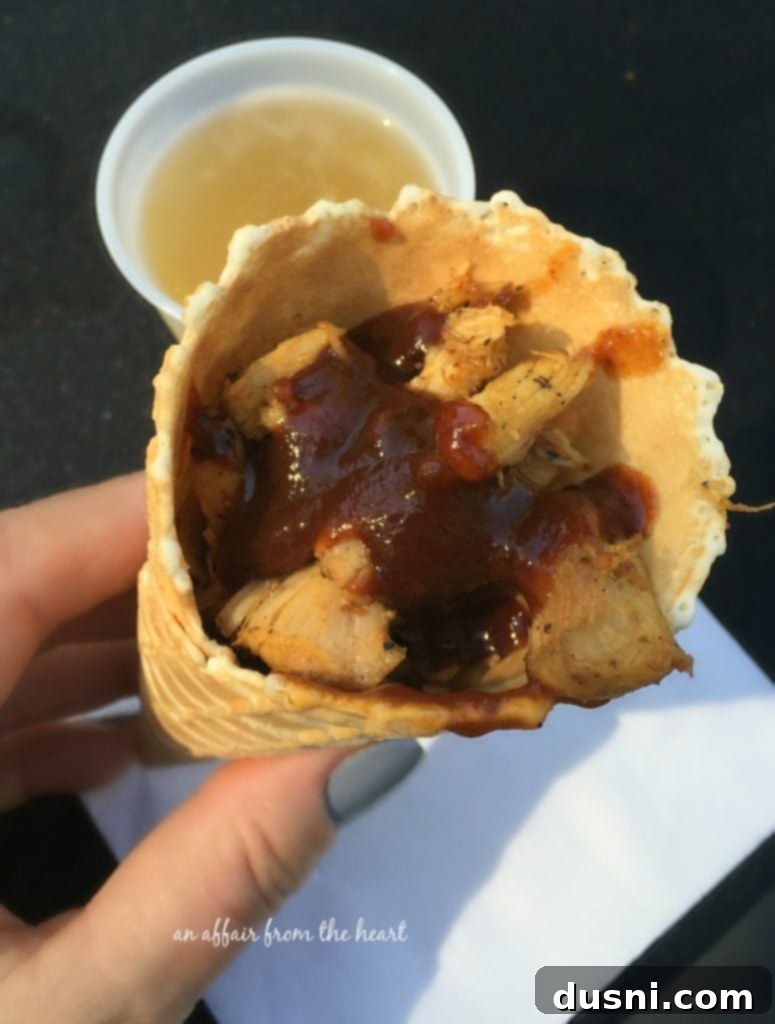 Barbecue Obsession 7 Golden chicken and waffles dish with a side of craft beer