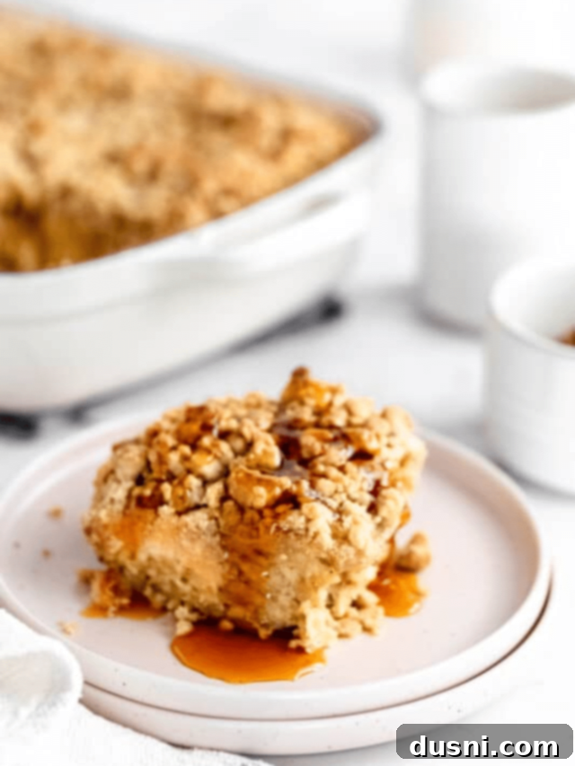 BAKED FRENCH TOAST WITH STREUSEL TOPPING STORY Poster Image