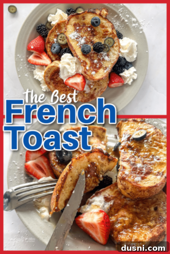 Delicious French Toast ready to be served