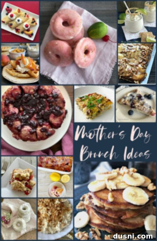 Mother's Day Brunch Ideas Pinable Image