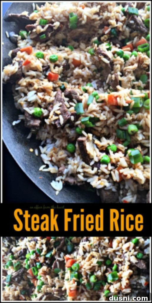 Sizzling Steak Fried Rice 3 Steak Fried Rice - An Affair from the Heart