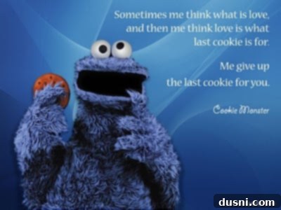 Whip Up a Sweet Cookie Bouquet 11 Cookie Monster Love Quote