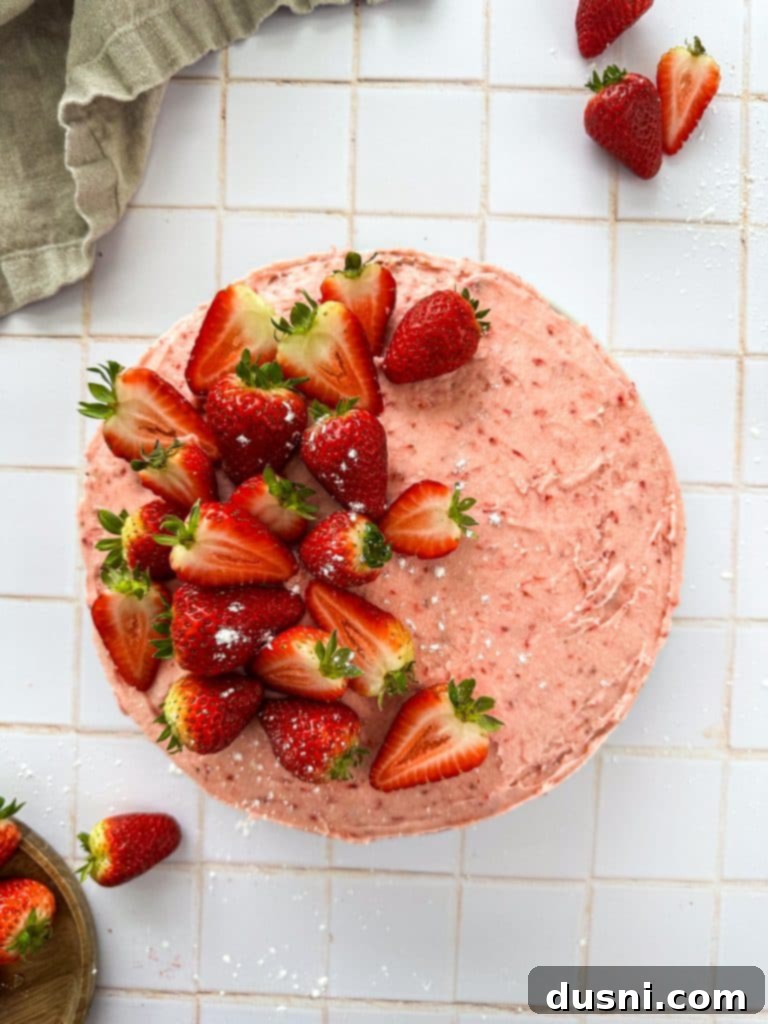 Grandmother's Strawberry Cake